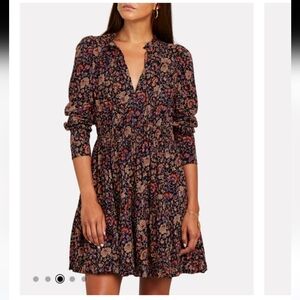 Ulla Johnson Liv Floral Mini Dress size S